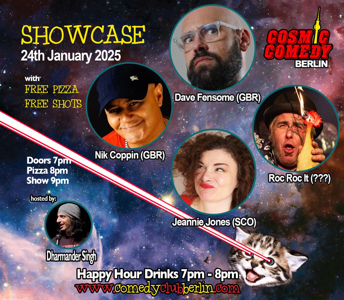 Cosmic Comedy Berlin SHOWCASE FRIDAYS