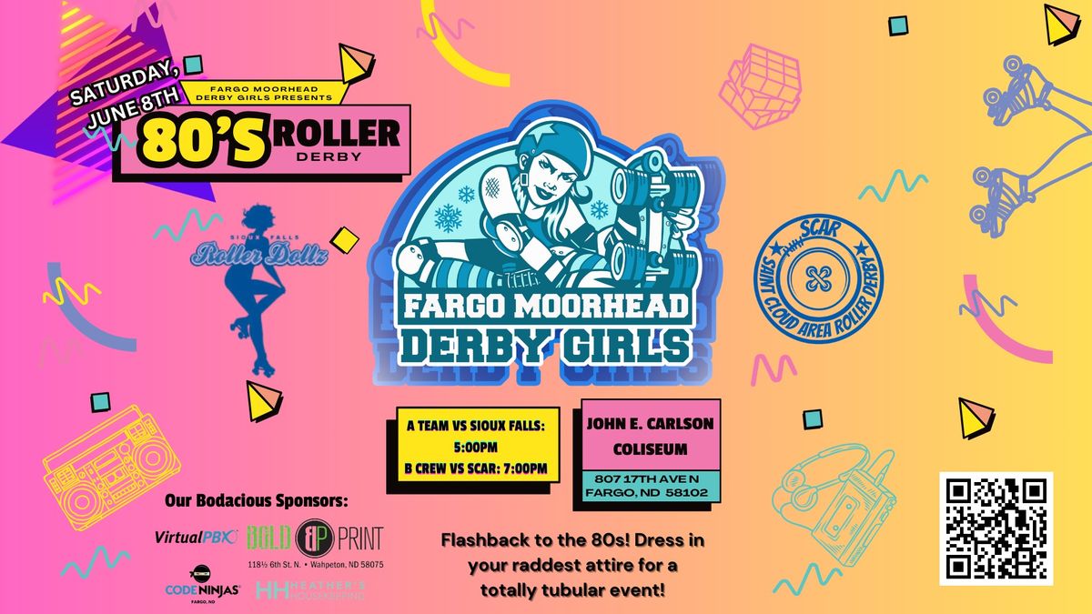 LIVE ROLLER DERBY: FM Derby Girls Vs. Sioux Falls & St. Cloud