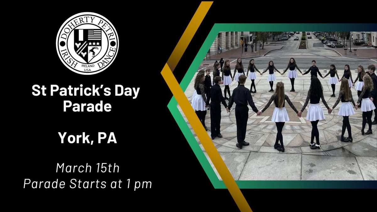 Doherty Petri School of Irish Dance at the York St Patrick's Day Parade