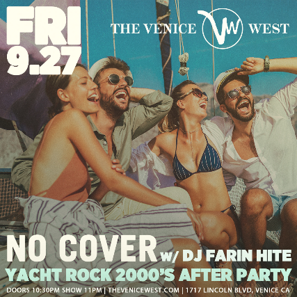 Yacht Rock 2000's After Party w\/ DJ Farin Hite