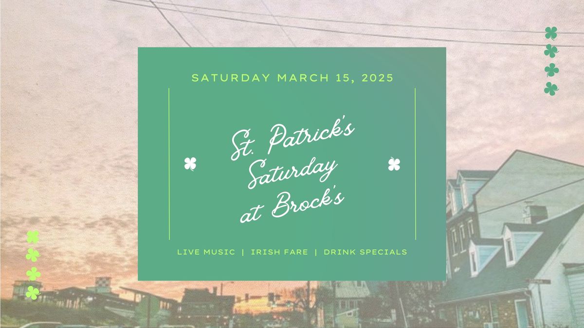 St. Patrick\u2019s Saturday