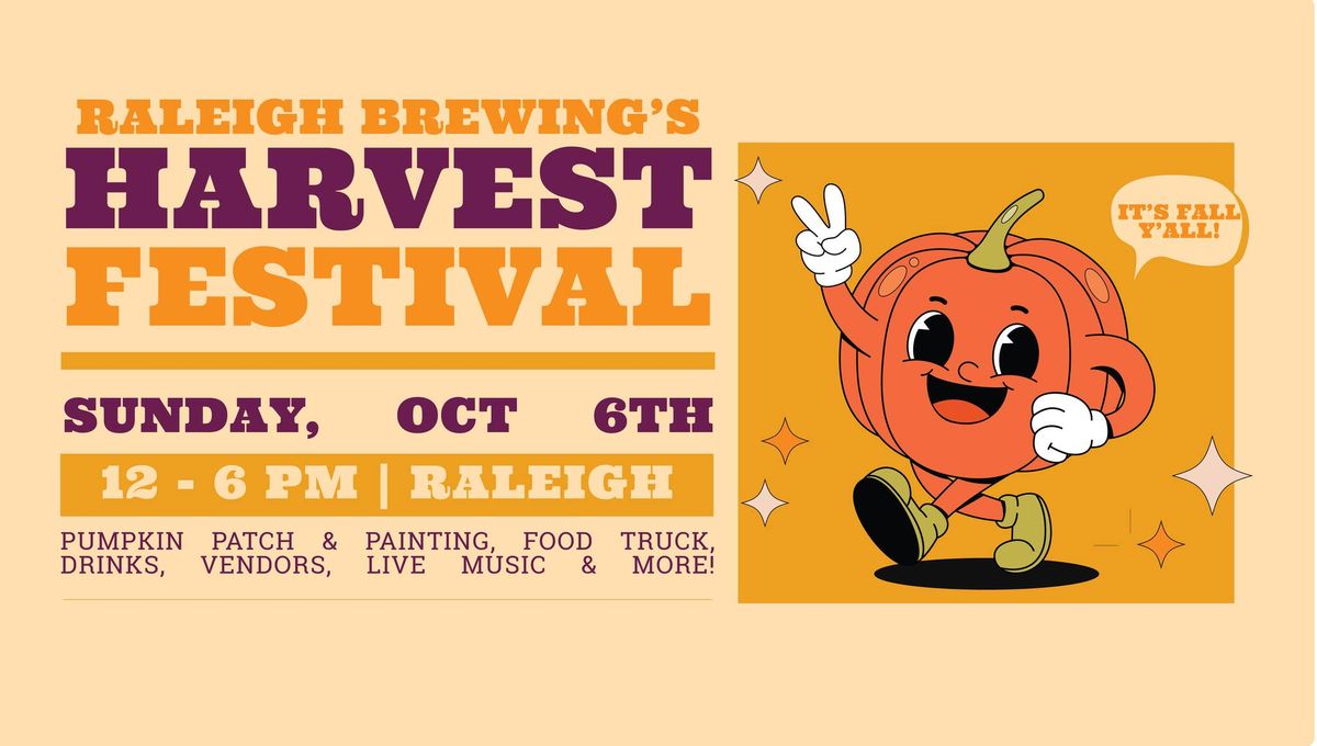 Harvest Festival at Raleigh Brewing!