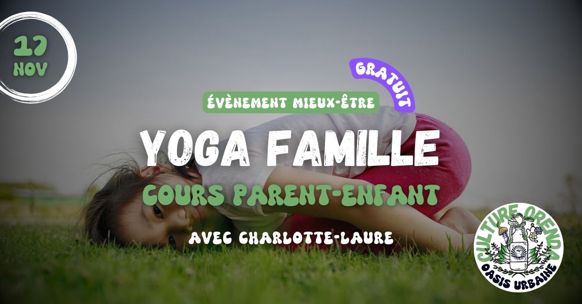 YOGA FAMILLE : cours parent-enfant