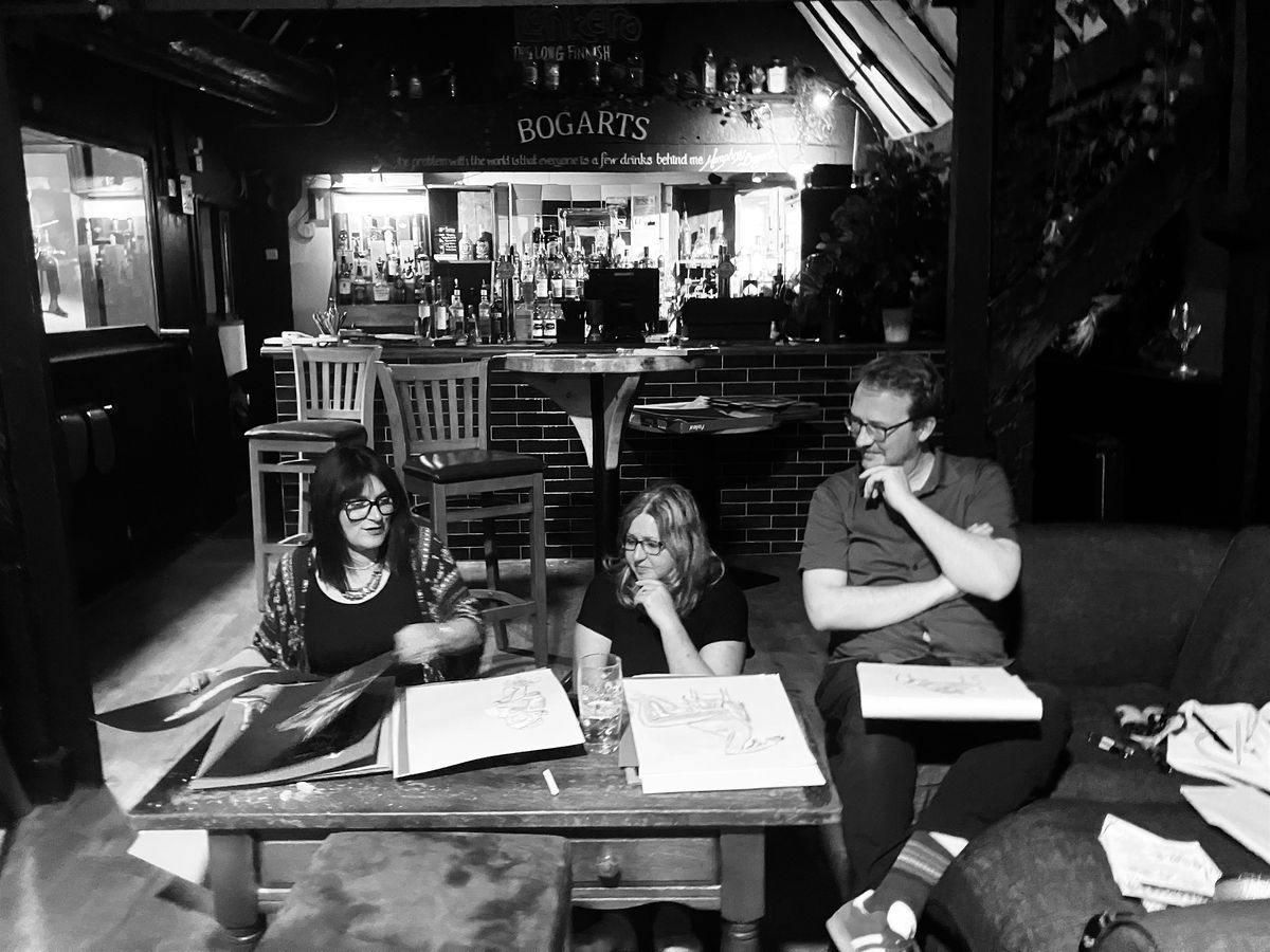 Hitchin Life Drawing in the George Pub Hitchin