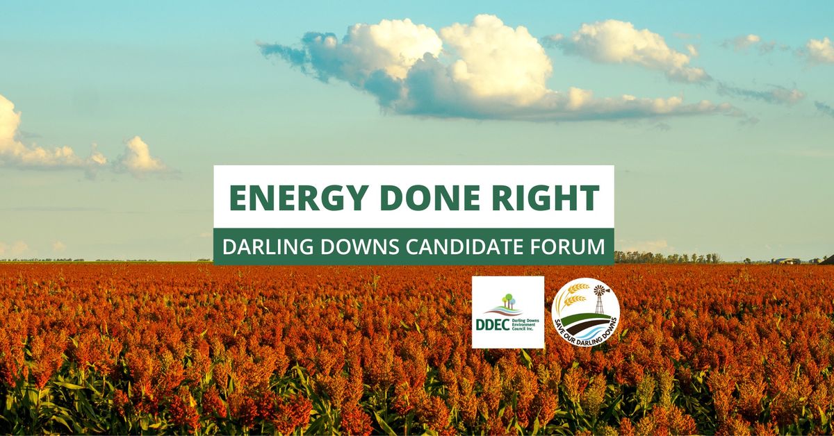 Darling Downs Candidate Forum