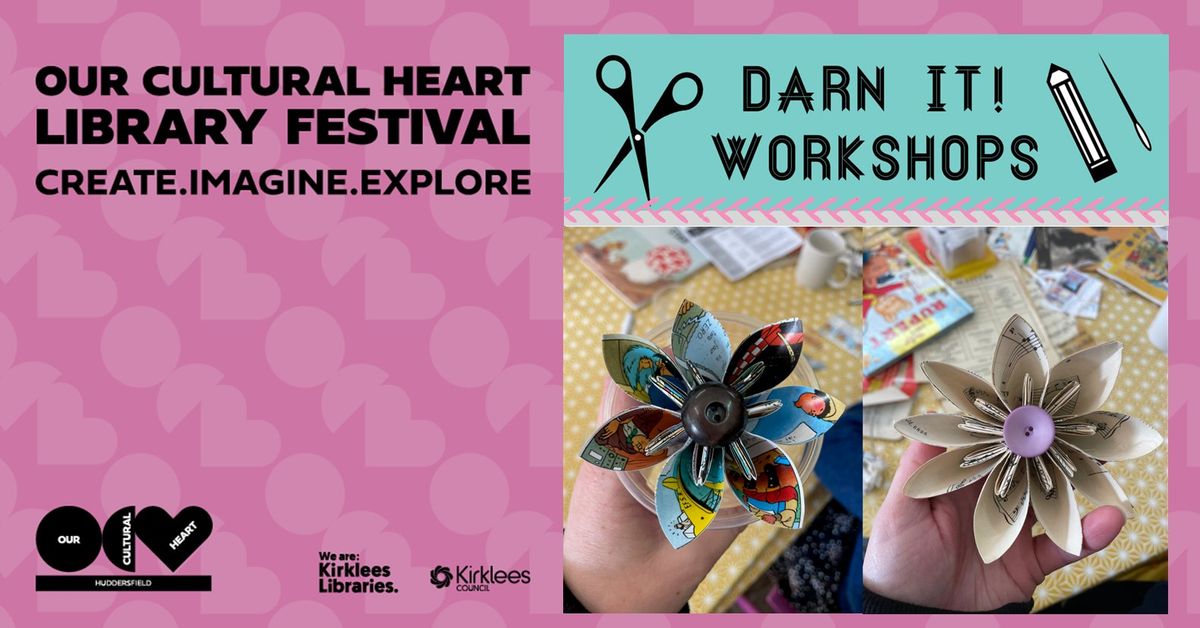 Origami Stars and Kusudama Flowers with Darn It! Workshops