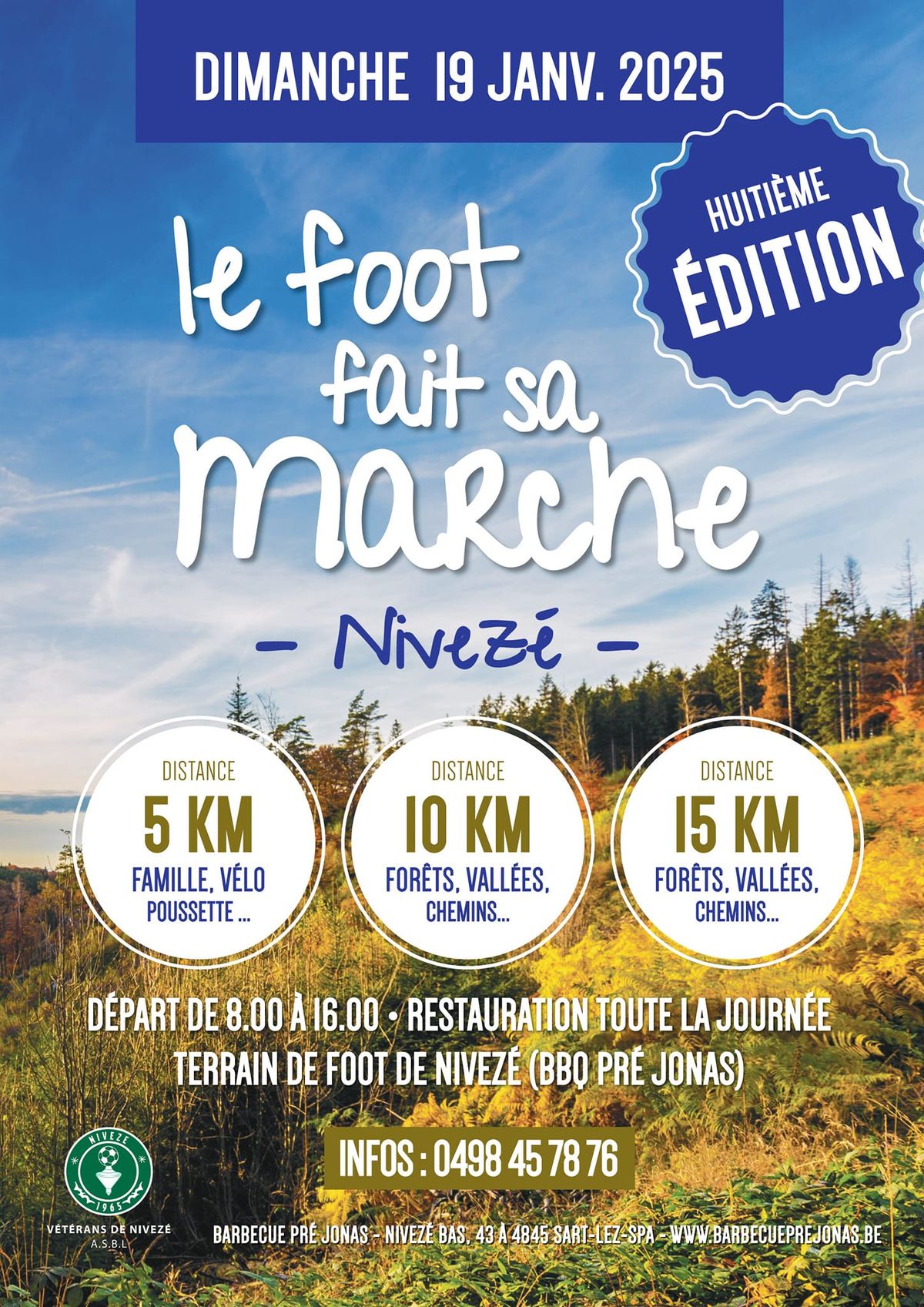 Le Foot fait sa marche (8\u00e8me \u00e9dition) - Nivez\u00e9