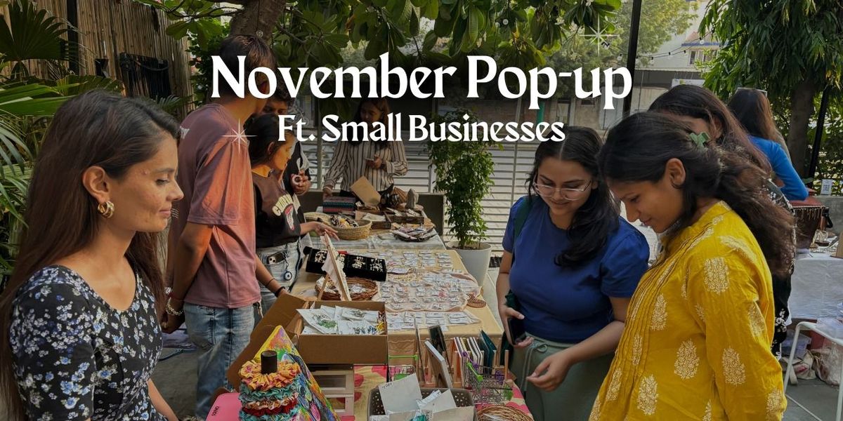 November Pop-up ft. Small Businesses