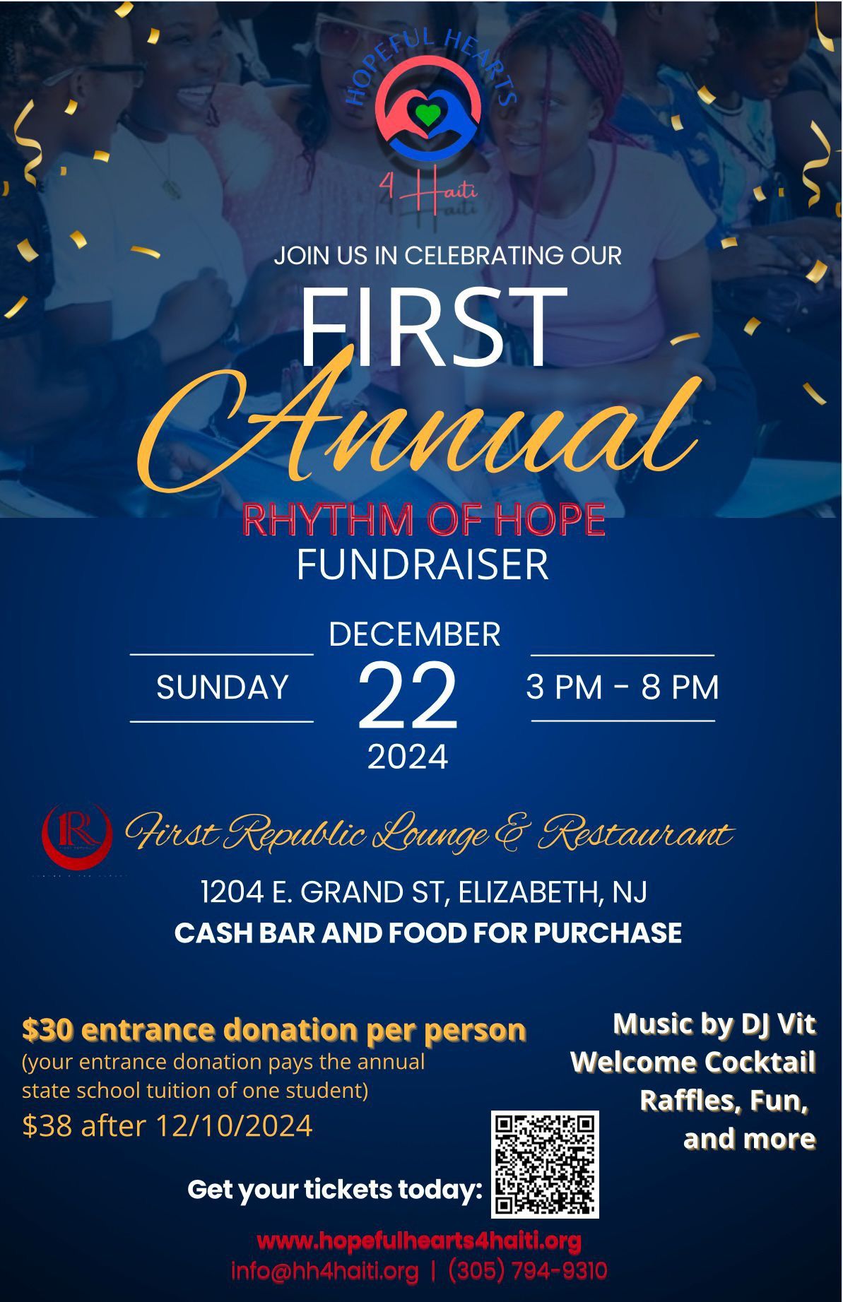 First Annual Rhythm of Hope Fundraiser