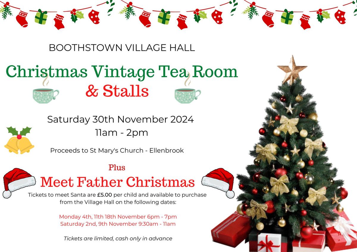 Christmas Vintage Tea Room