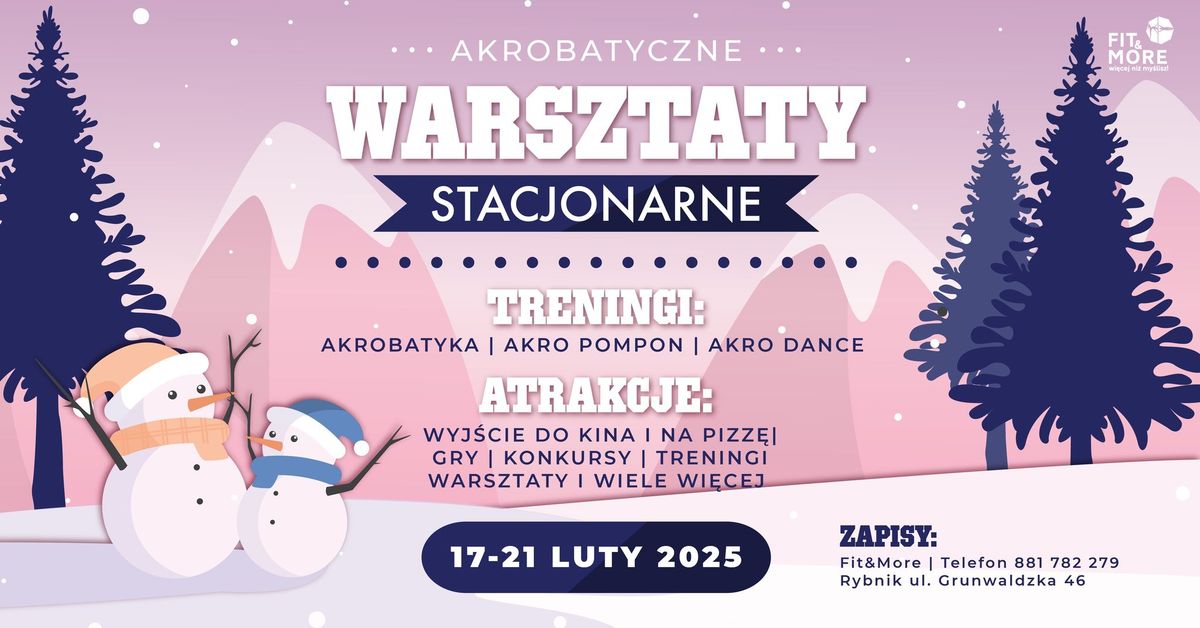 Zimowe Sportowe Warsztaty Akrobatyczne dla dzieci\/m\u0142odzie\u017cy Beast Camp!