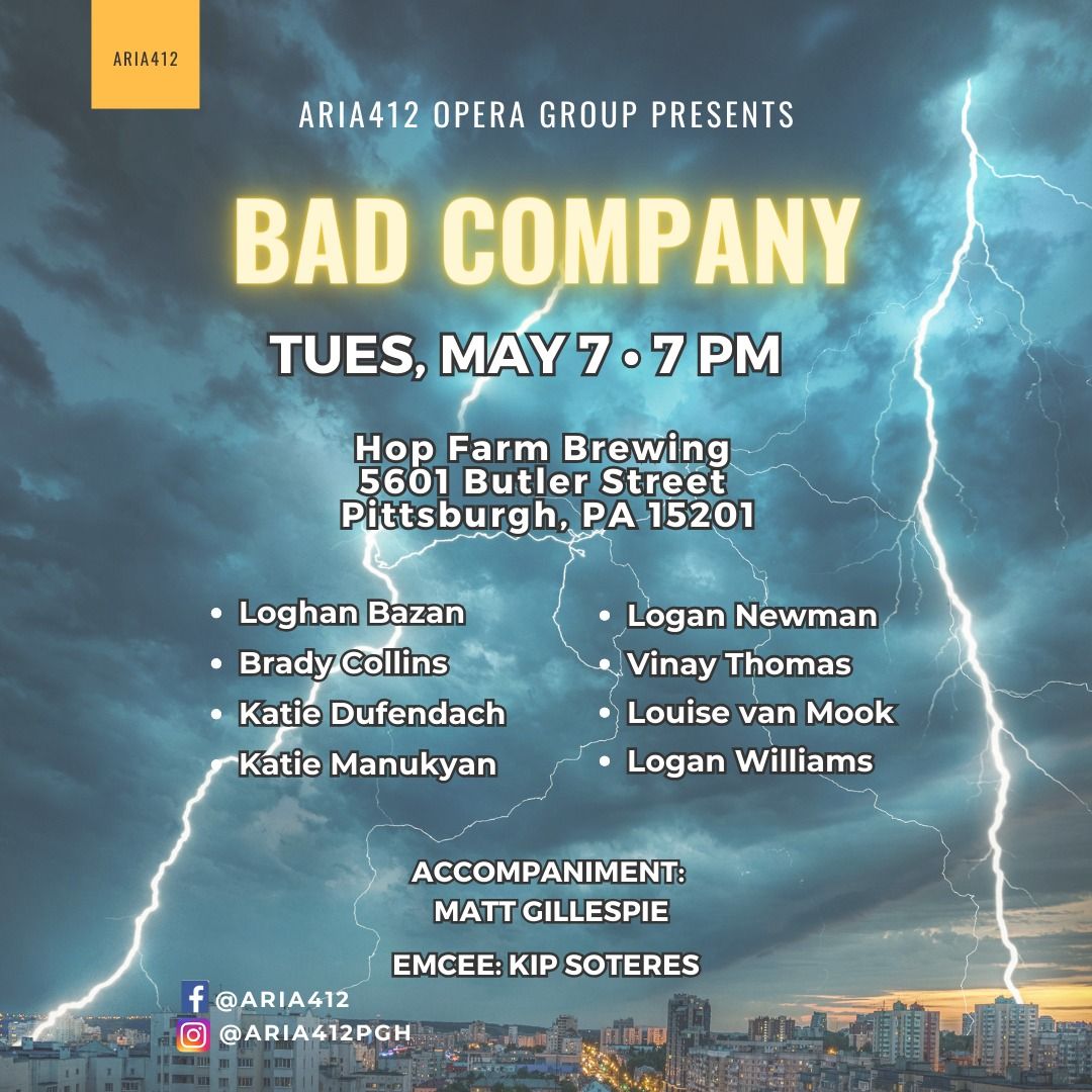 Aria412 Opera Group Presents Bad Company
