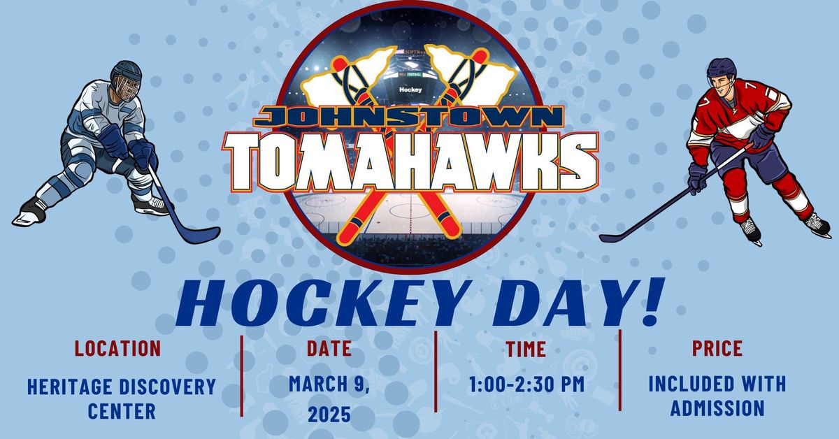 Tomahawks Day at the Johnstown Children's Museum