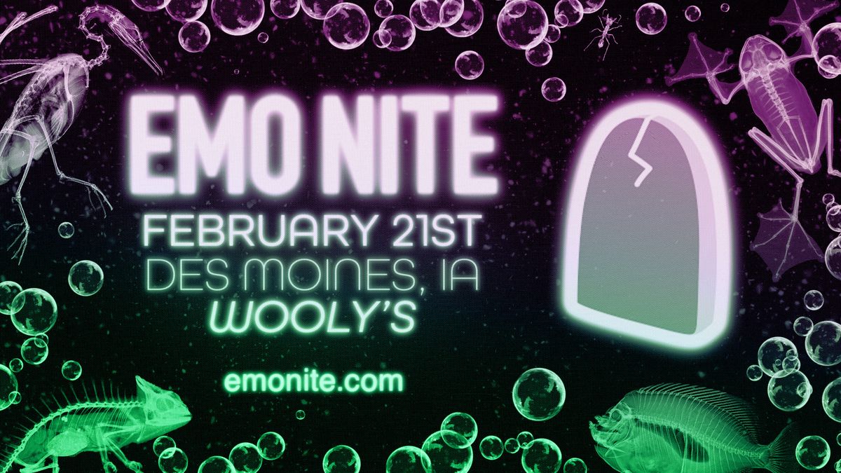 Emo Nite at Wooly's - DES MOINES, IA