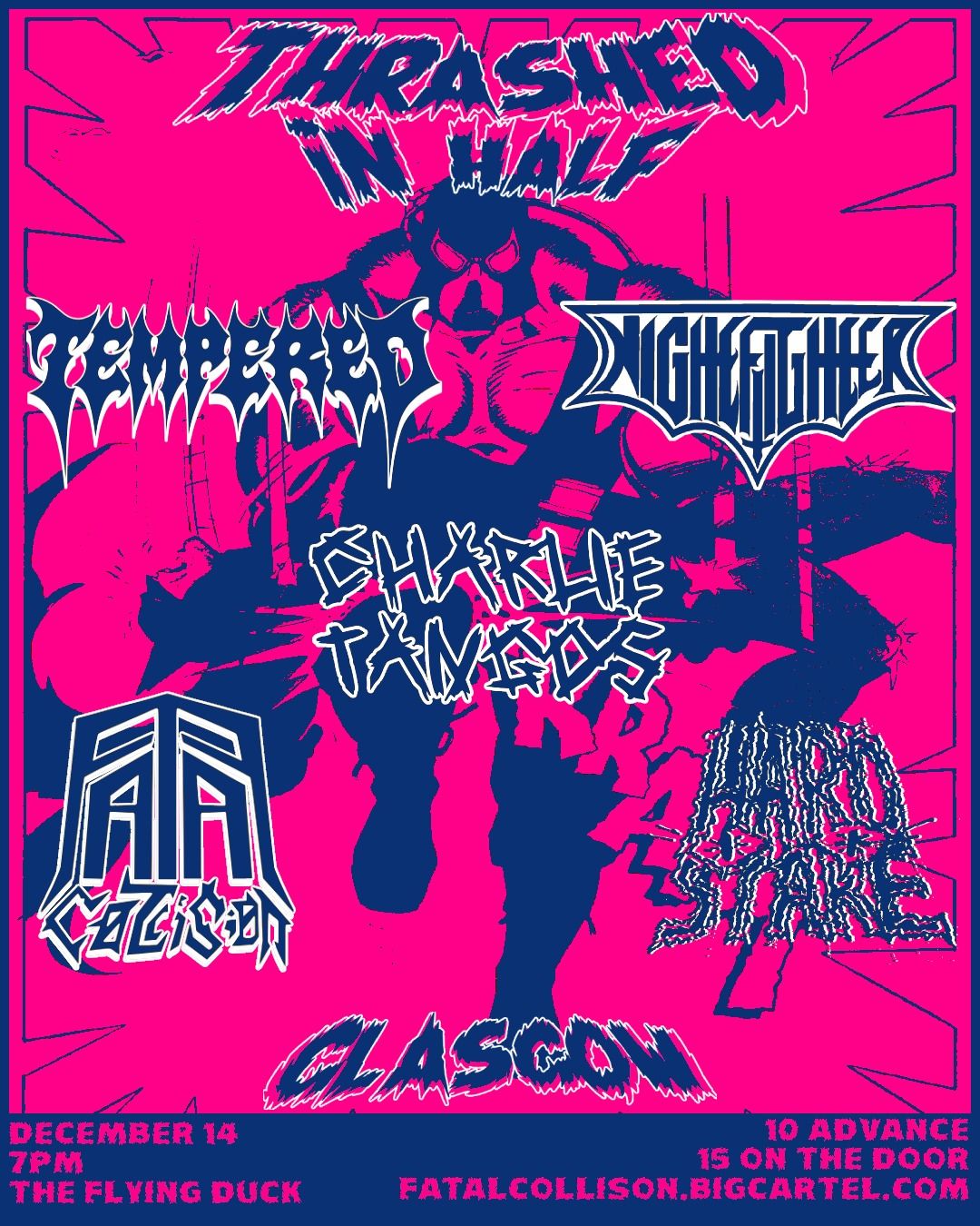 THRASHED IN HALF GLASGOW 14\/12\/24