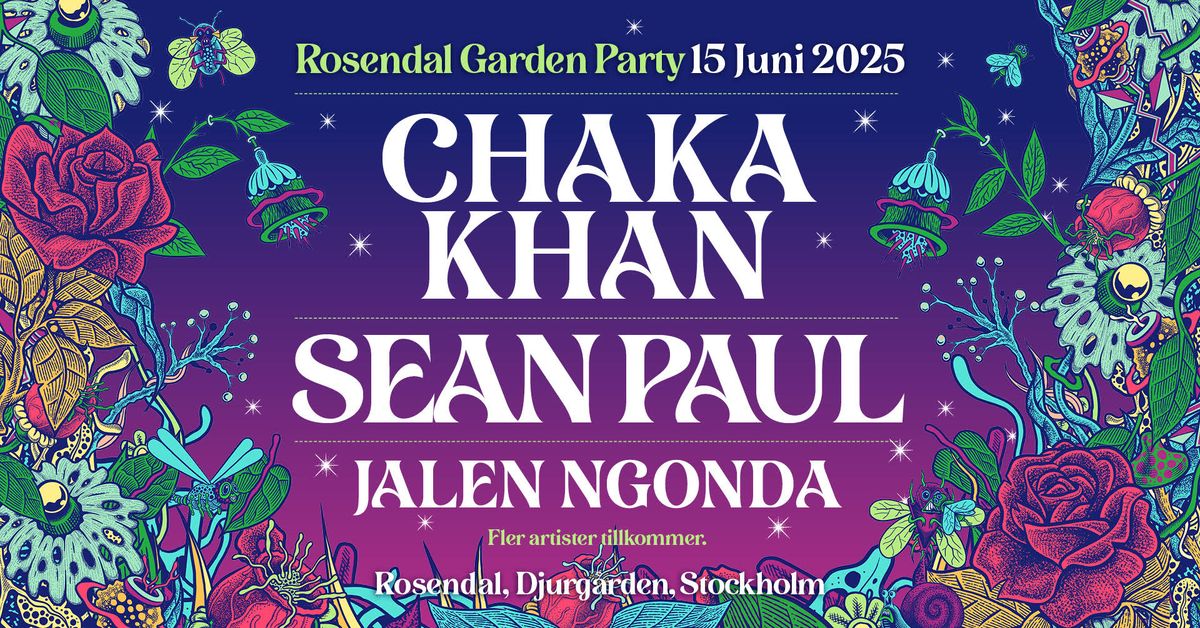 Chaka Khan + Sean Paul | Rosendal Garden Party