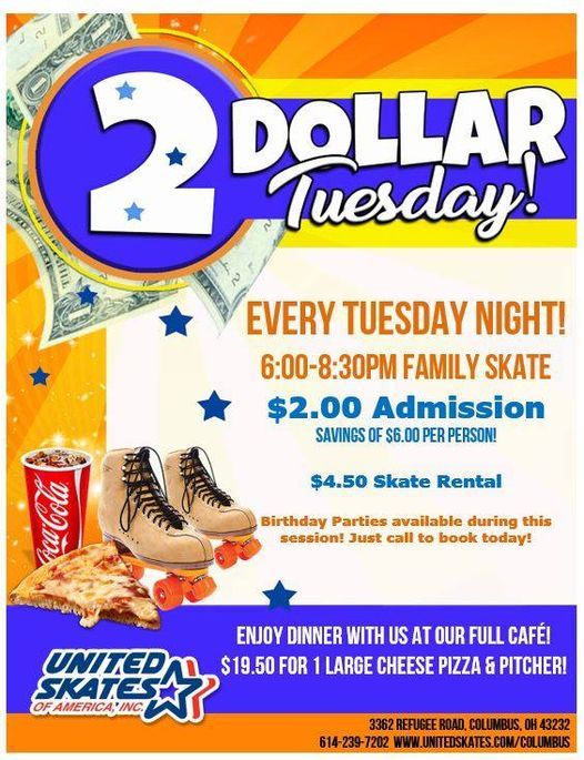 $2 Tuesday Roller Skating