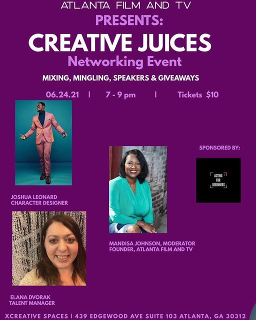 Atlanta Film and TV Presents Creative Juices Networking Event