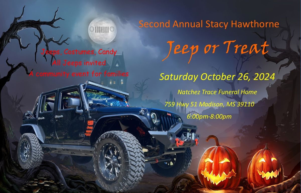 2nd Annual Stacy Hawthorne Jeep or Treat