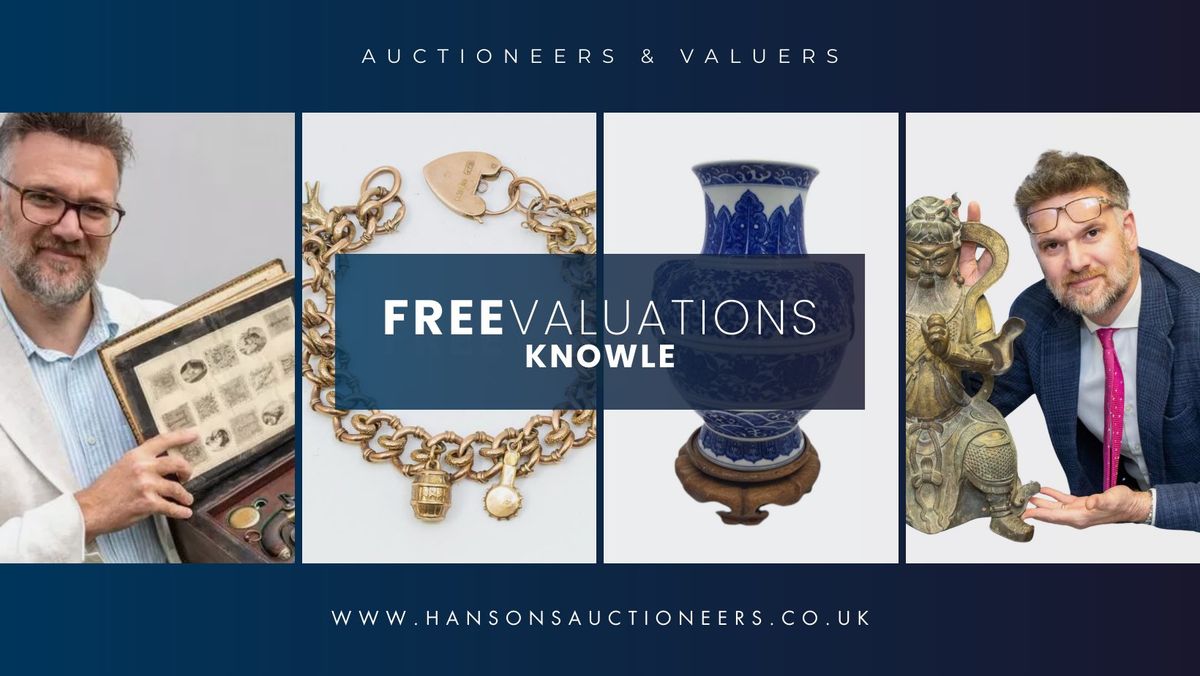 Valuation Day: FREE Silver, Jewellery, Watches and Antiques Valuations in Knowle