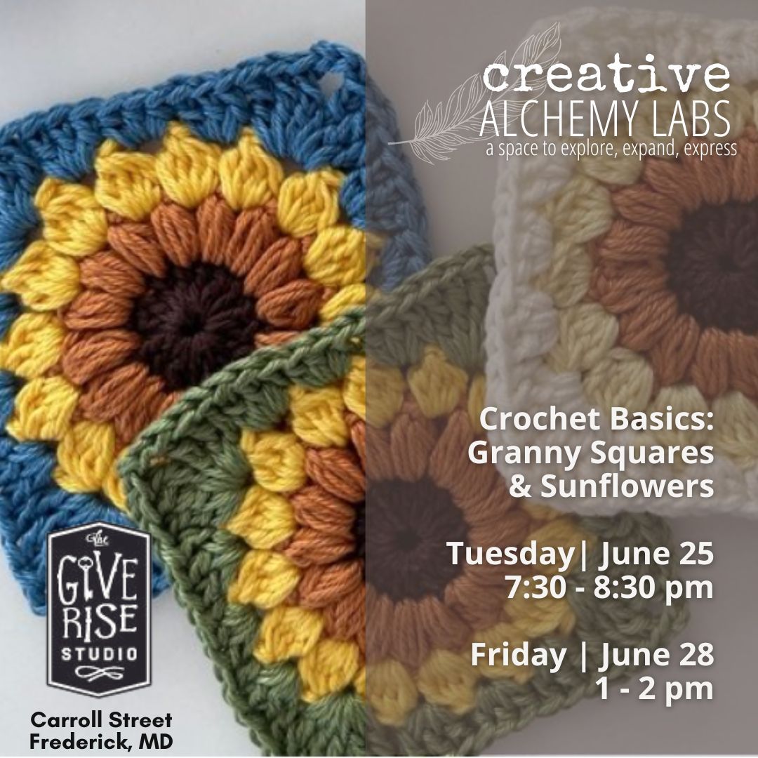 Crochet Basics: Granny Squares & Sunflowers