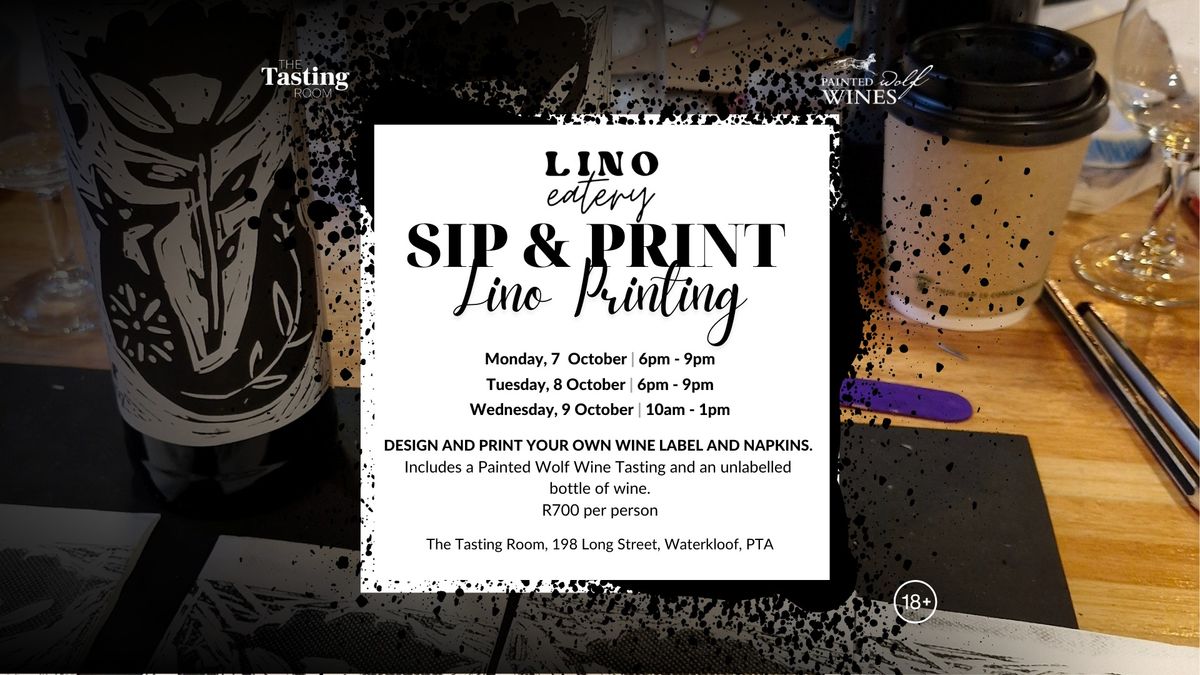 Sip & Print with Lino Eatery