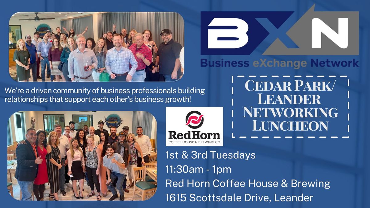 BXN Cedar Park\/Leander Networking Luncheon 