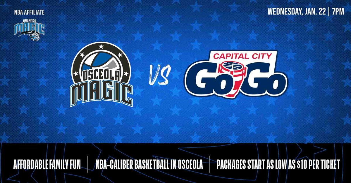 Osceola Magic vs. Capital City Go-Go \u2014 Game Day