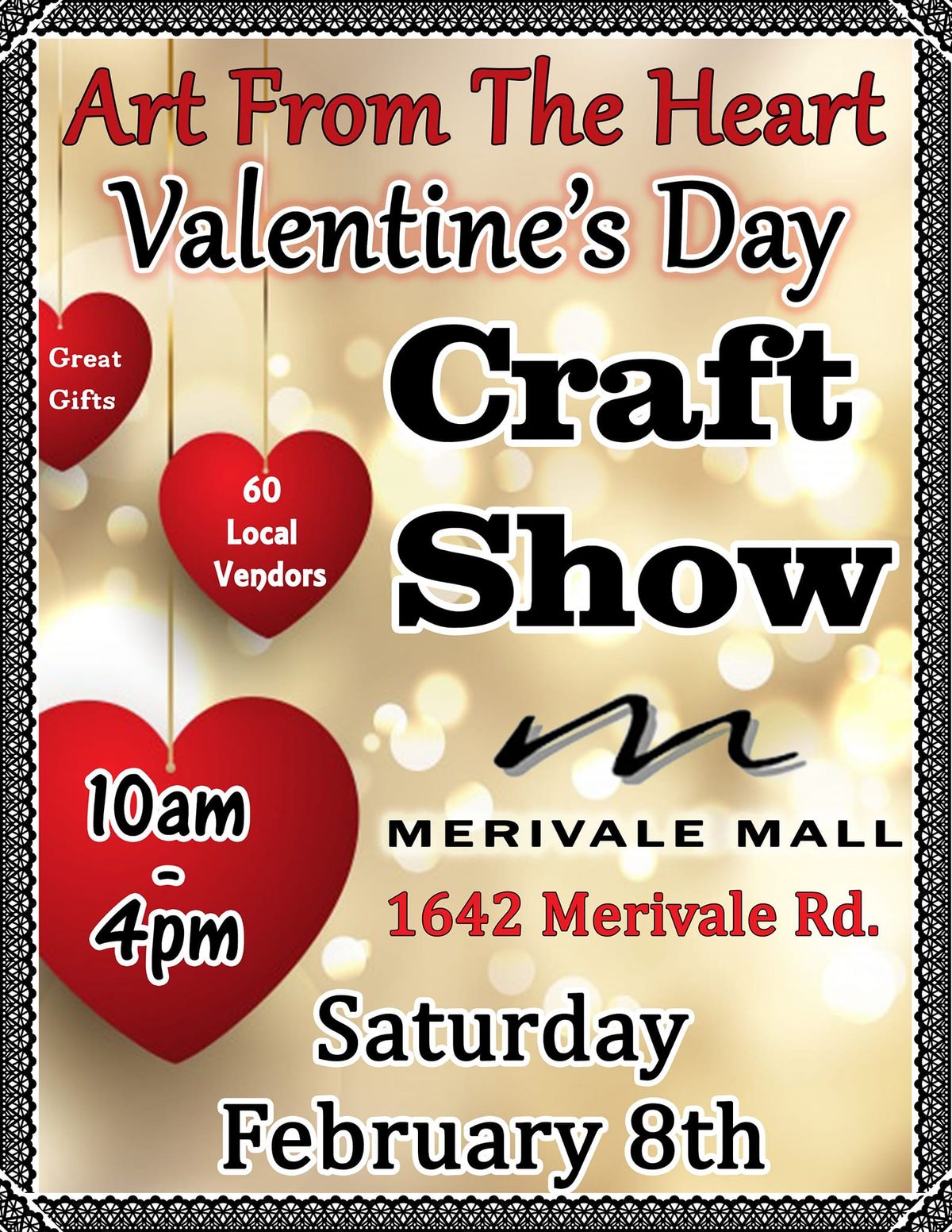 Art From The Heart Valentine's Day Craft Show!