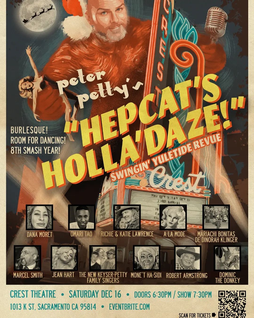 Peter Petty's Hepcat's Swingin' Holiday Revue at Crest Theatre - Sacramento