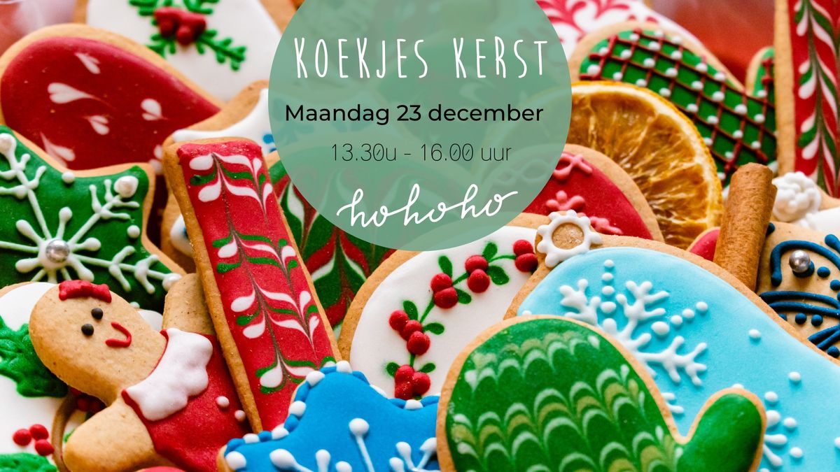 Workshop koekjes Kerst