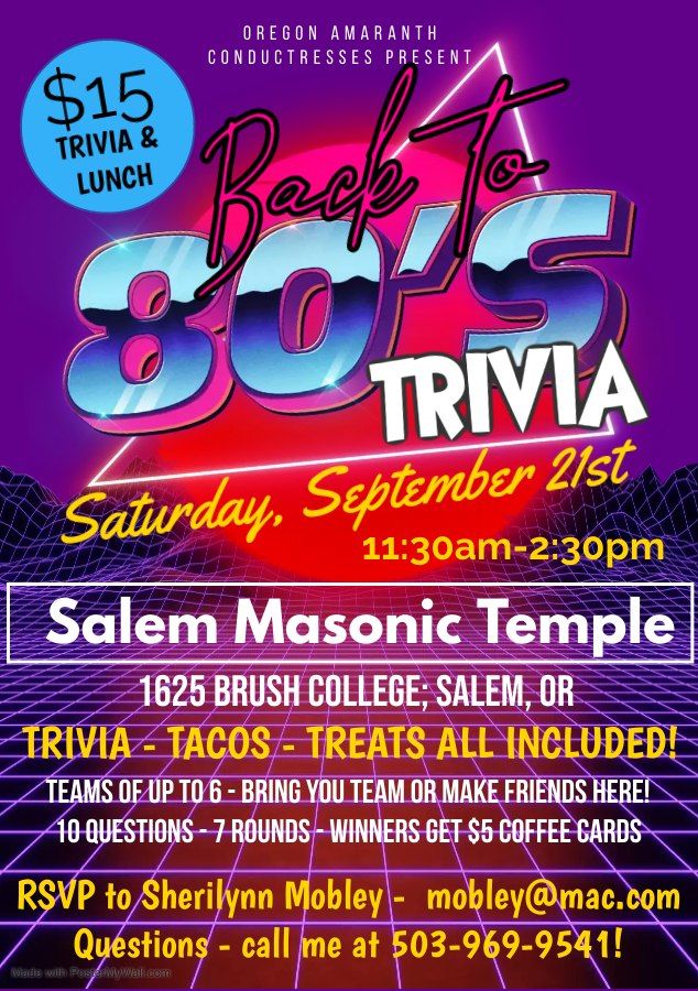 80s Trivia & Tacos