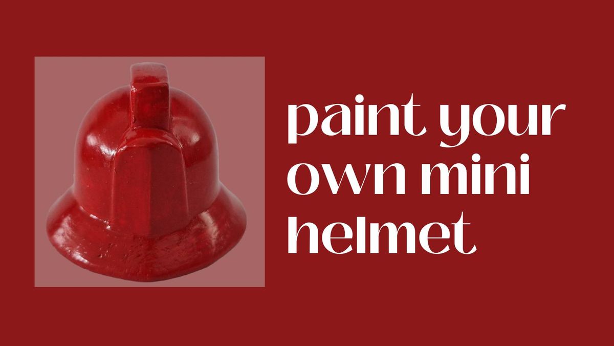 Paint Your Own Mini Helmet