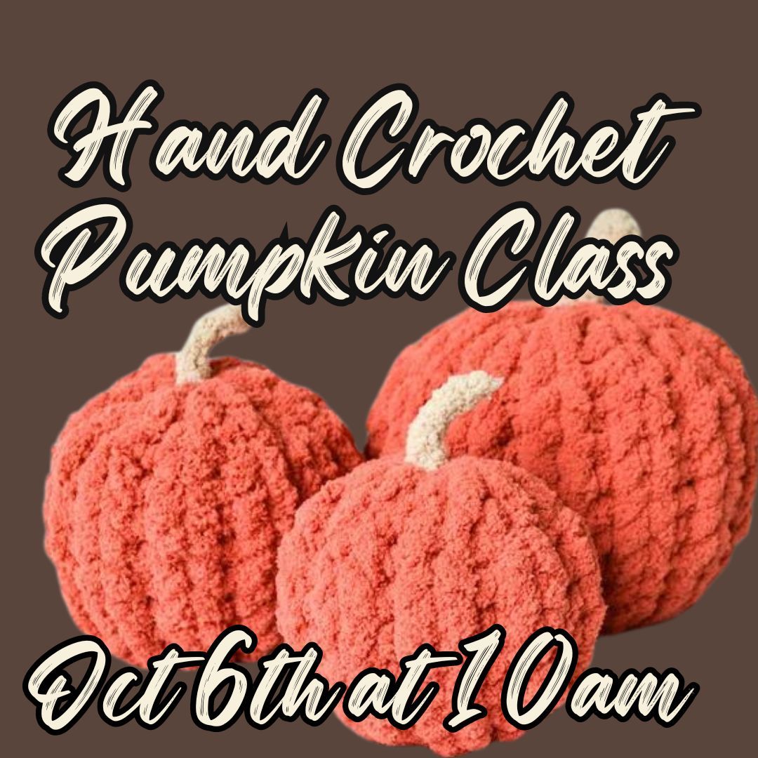 Hand Crochet Pumpkin Class