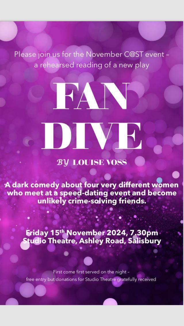 Fan Dive - by Louise Voss - a rehearsed script in hand performance 