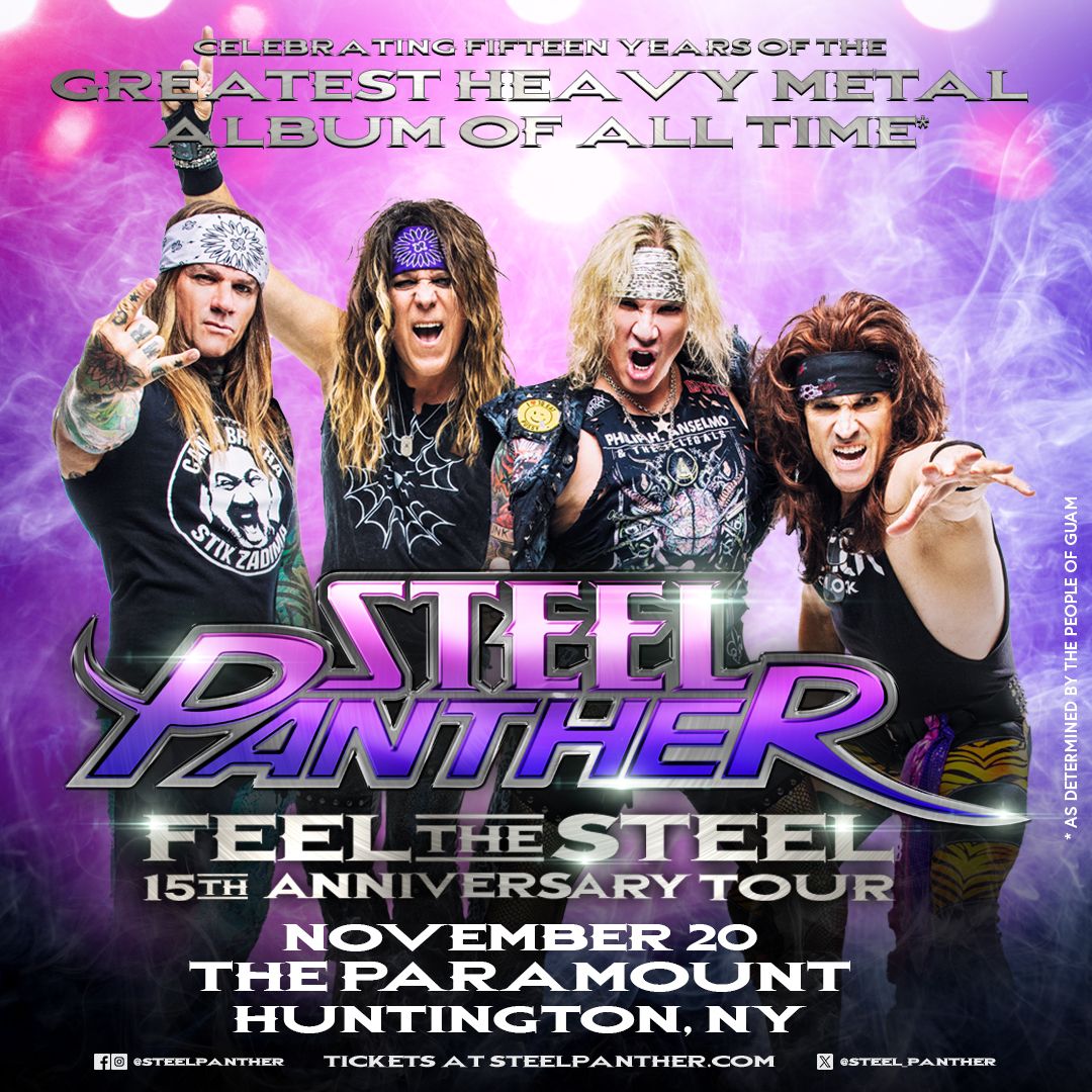 Steel Panther \u201cFeel The Steel 15th Anniversary Tour\u201d