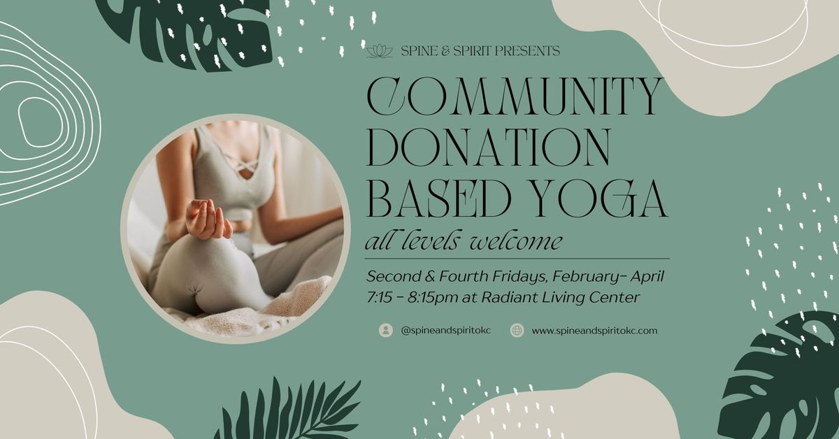 Community Donation Based Yoga