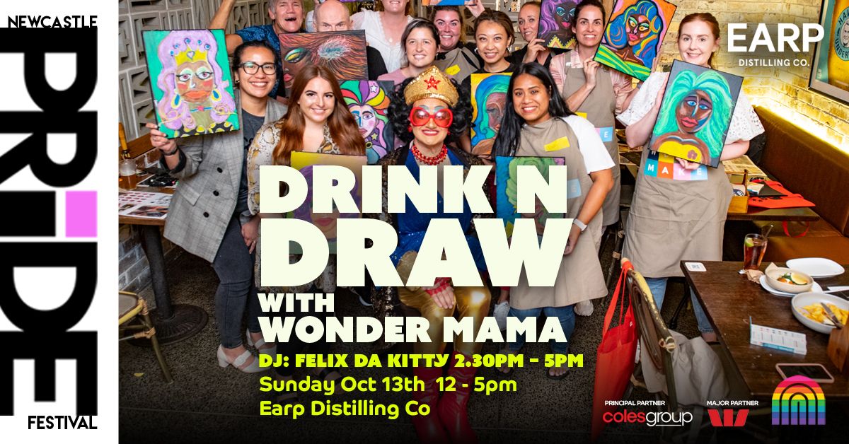 Drink & Draw with Wonder Mama!