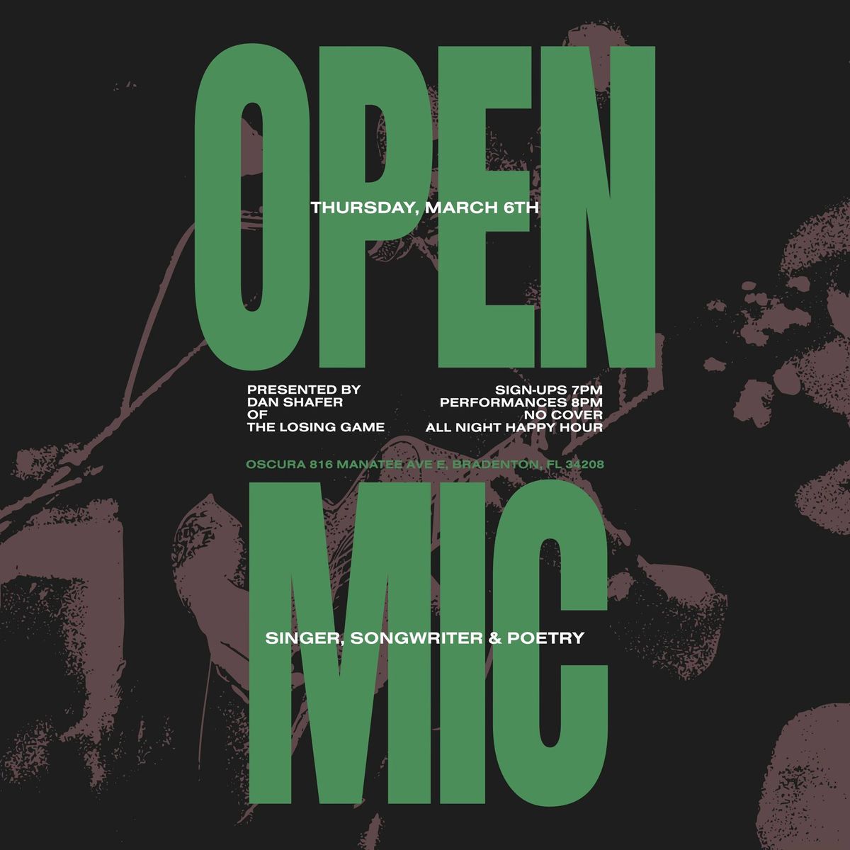 Oscura Open Mic (March)