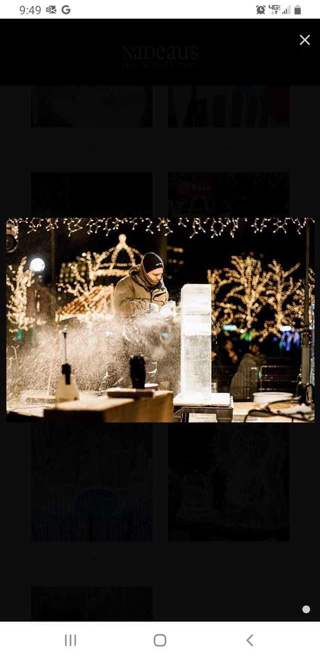 Live Ice Sculpting- sponsor needed