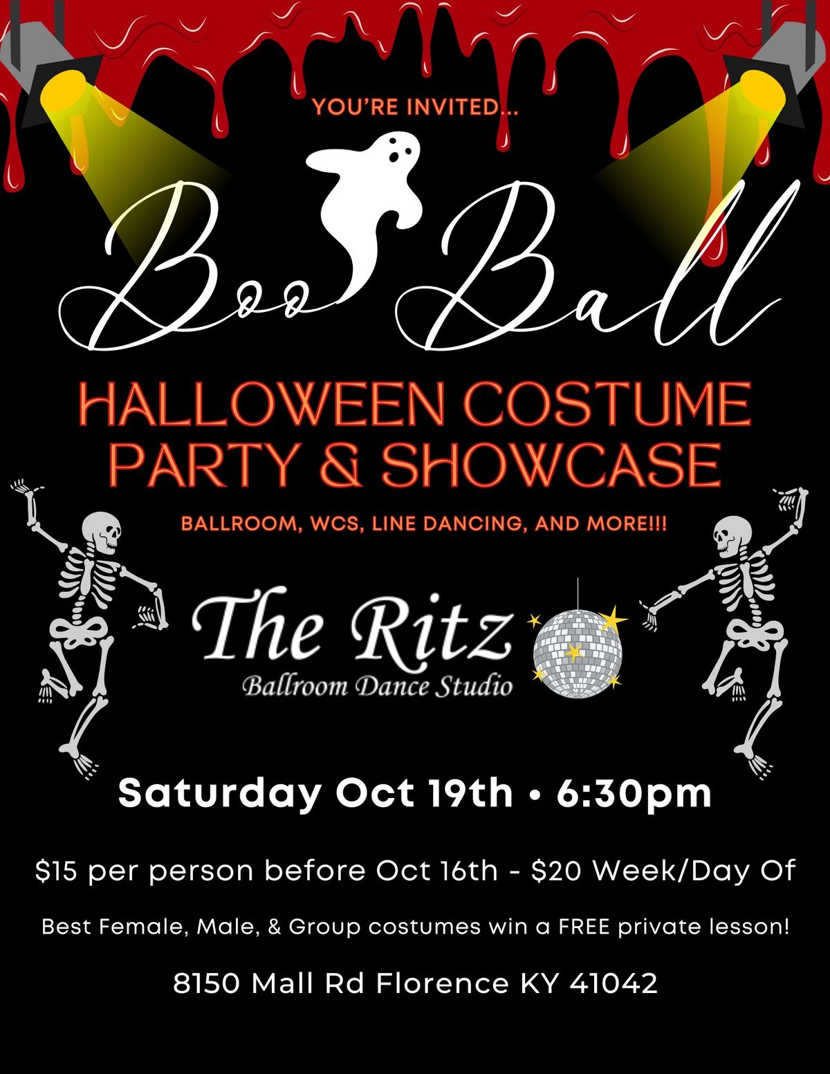 Boo Ball Dance and Costume Party!\ud83c\udf89 