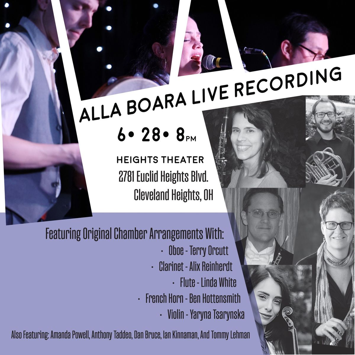 FREE! - Alla Boara Live Recording \/ Concert with Chamber Ensemble!