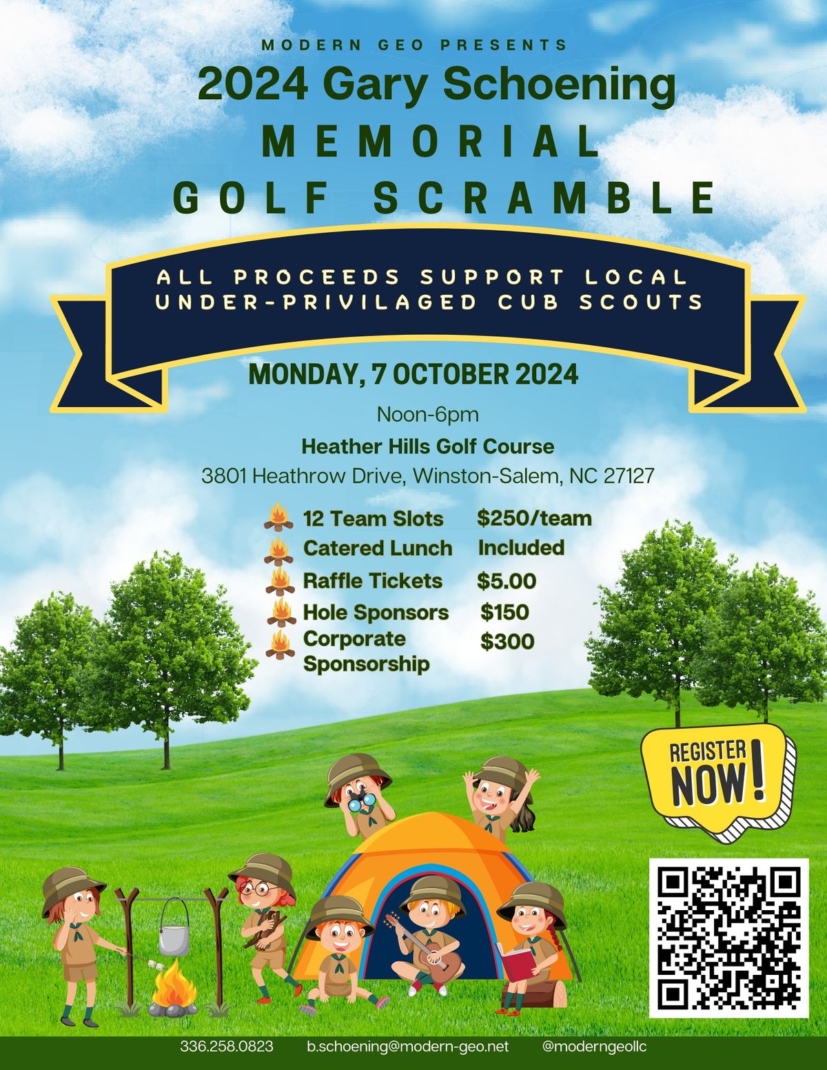 2024 Gary Schoening Memorial Golf Scramble