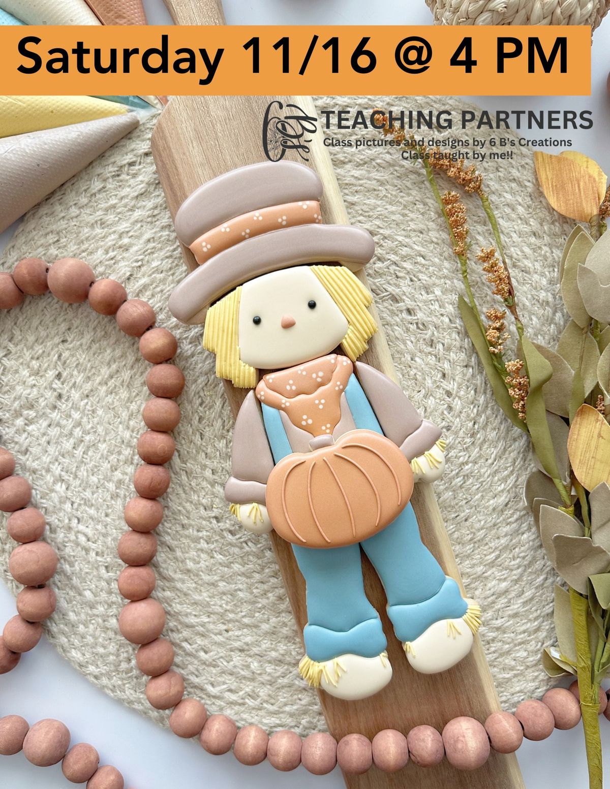 Build a Scarecrow Cookie Decorating Classes