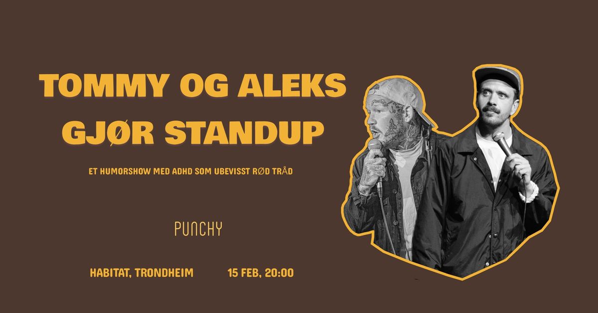 Et standup show \u00abmed ADHD som ubevisst r\u00f8d tr\u00e5d\u00bb 