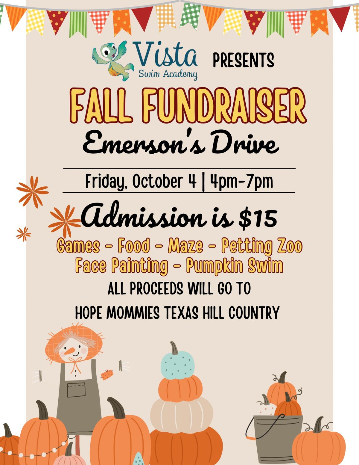 Vista Swim Fall Festival: Emerson\u2019s Drive 