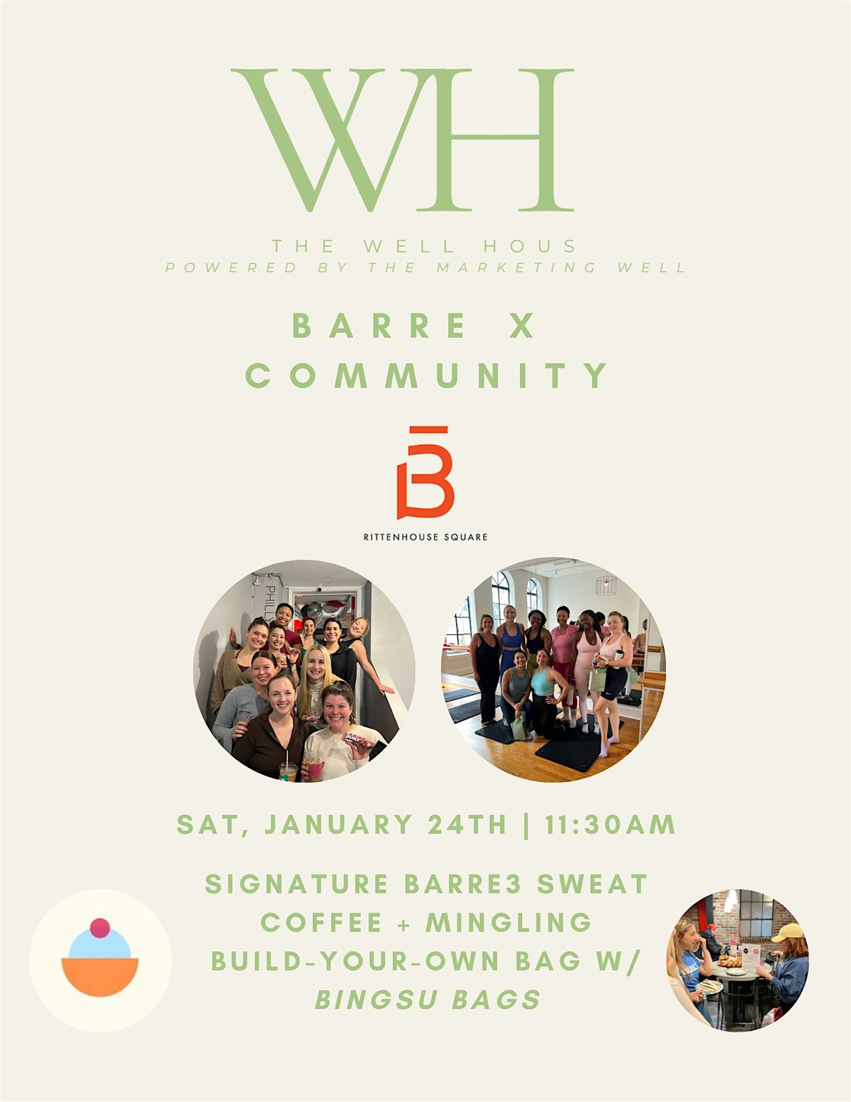 WELL Hous: Barre x Community at barre3