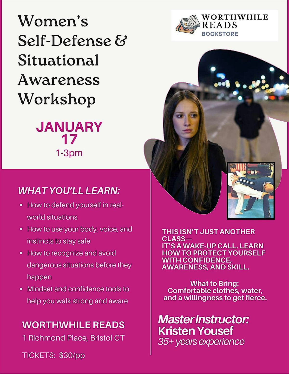 Women\u2019s Self-Defense & Situational Awareness Workshop