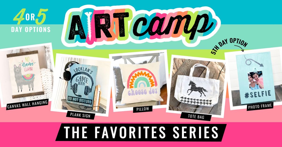 AFTERNOON YOUTH SUMMER ART SESSION - THE FAVORITES SERIES