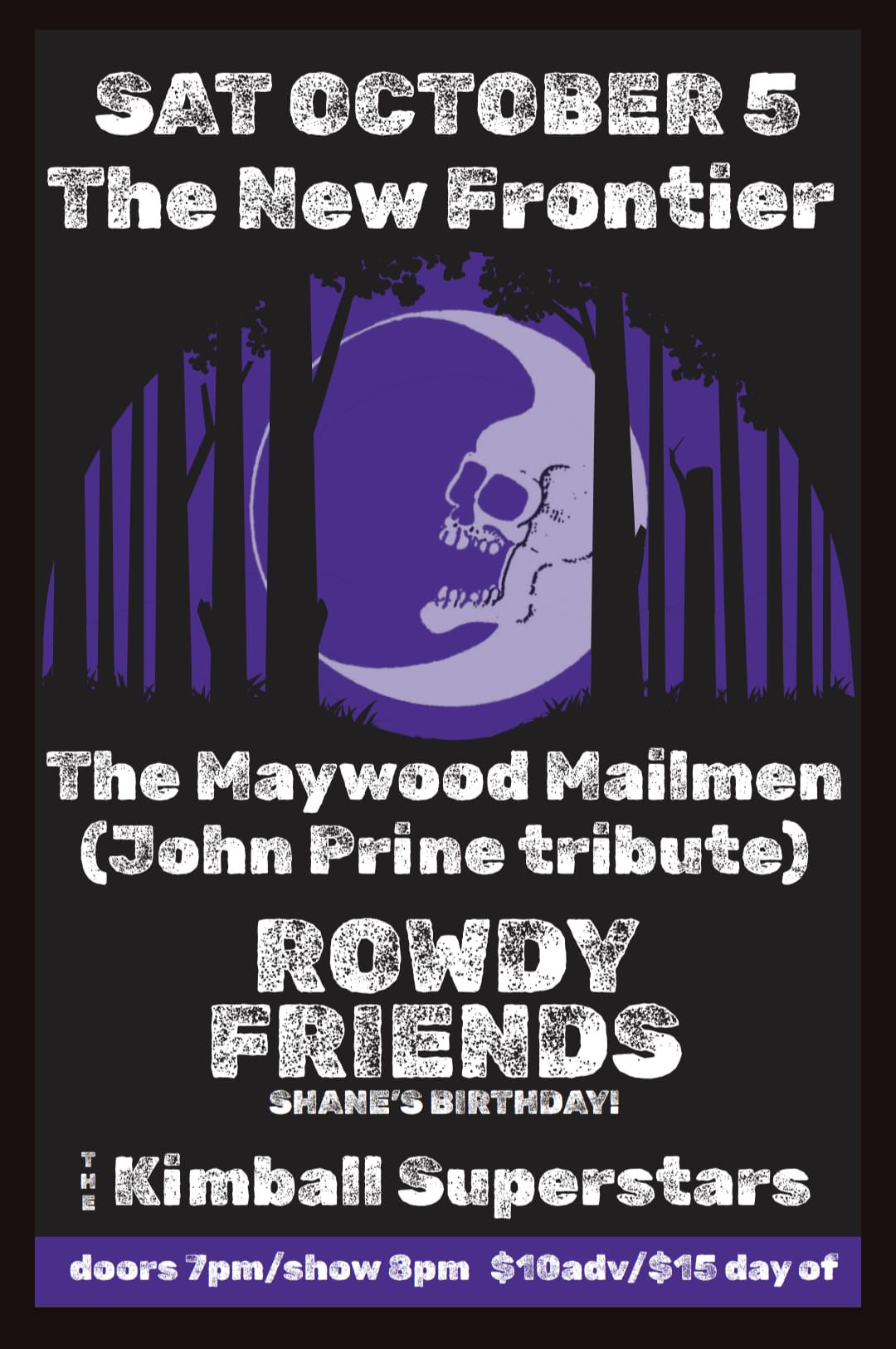 Maywood Mailmen - Rowdy Friends - Kimball Superstars @ NEW FRONTIER